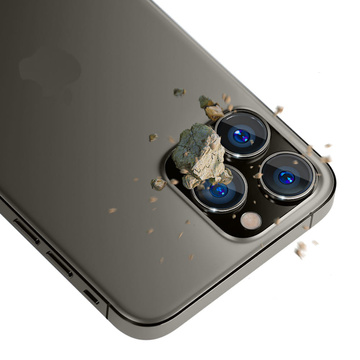 Szkło na kamerę ochrona na aparat obiektyw 3mk Lens Pro do iPhone 14 Pro/ 14 Pro Max Graphite
