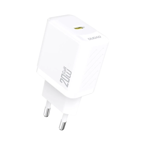 Ładowarka sieciowa Dudao PD20W GaN USB-C | Szybkie ładowanie Power Delivery - Biała