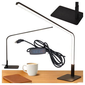 Lampka biurkowa nocna LED długie oświetlenie – trzy tryby barwy, regulacja jasności, lampa na biurko, do czytania i pracy domowej – Alogy StudyBeam™