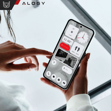 2x 9H gehärtetes Glas für Nothing Phone 2 Alogy PRO Displayschutzfolie