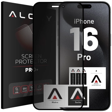 Alogy Privacy Glass gehärtetes Glas für Apple iPhone 16 Pro, matte Displayschutzfolie