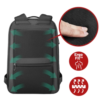 Hülle für Apple iPhone 16 Pro Max Alogy MagSafe Hybrid Matte Case Matte Cover mit Linsenschutz Schwarz