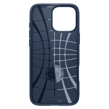 Hülle für iPhone 16 Pro Max Spigen Liquid Crystal Schutzhülle Marineblau