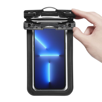 Uniwersalne etui wodoodporne na telefon 6.9 Spigen A601 IPX8 Black