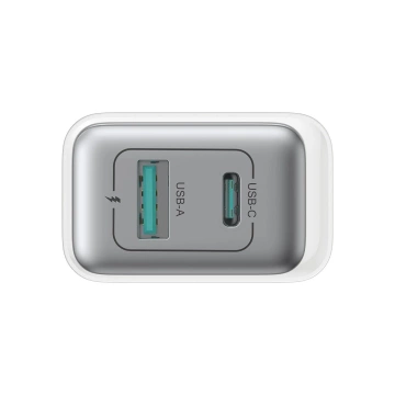 Joyroom USB-C / USB-A 30W Netzwerkladegerät - Weiß