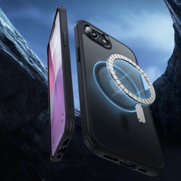 Etui für iPhone 16e ESR Classic Hybrid HaloLock MagSafe Frosted Black