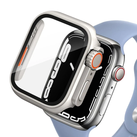 Defense360 Schutzhülle für Apple Watch 7 / 8 (45 mm) Titan/Orange