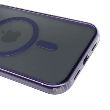 Etui na Apple iPhone 15 Plus 3mk Frosty MagCase Purple