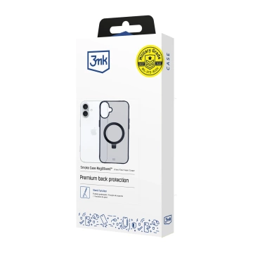 Etui für Apple iPhone 16 3mk Smoke Case Mag