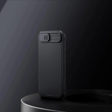 iPhone 16e Nillkin CamShield Pro MagSafe Schutzhülle Schwarz