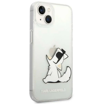 Handyschutzhülle Karl Lagerfeld KLHCP14MCFNRC für Apple iPhone 14 Plus 6.7" Hardcase transparent/transparent Choupette Fun
