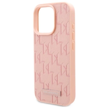 Karl Lagerfeld do iPhone 16 Pro Max 6.9" Magsafe Różowy Hardcase Hot Stamp 