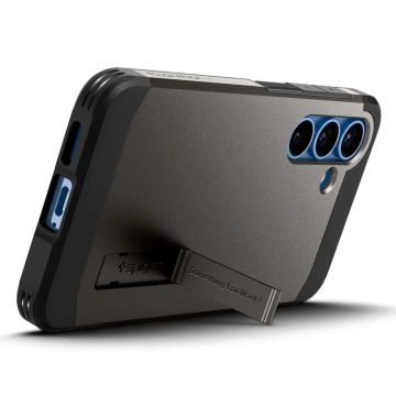 Hülle für Samsung Galaxy S25 Gunmetal Spigen Tough Armor Mag MagSafe