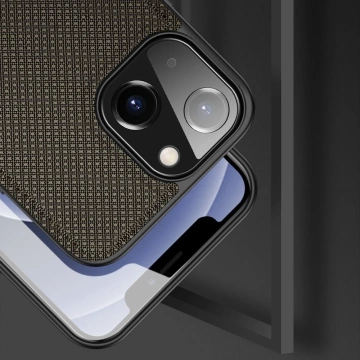 Dux Ducis Fino Schutzhülle mit Nylonmaterial bezogen iPhone 13 mini grün