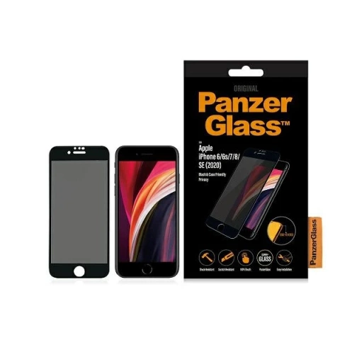 Gehärtetes Glas für iPhone SE 2022 PanzerGlass Privacy Filter Case Friendly