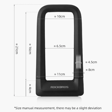 Zapięcie rowerowe Rockbros RKS626 U-lock - czarne