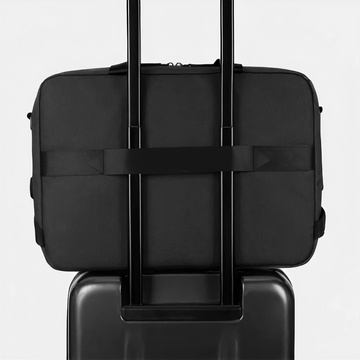 Alogy Schützende Reisetasche Tragetasche für Laptop, MacBook Air Pro bis 15,6" Outdoor Traveller Schwarz