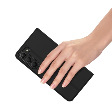 Etui na telefon Dux Ducis Skin Pro do Samsung Galaxy S23 pokrowiec z klapką portfel na kartę podstawka czarne
