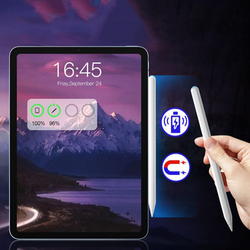 Rysik precyzyjny magnetyczny indukcyjny długopis Active Stylus Pen ”2” do Apple iPad White