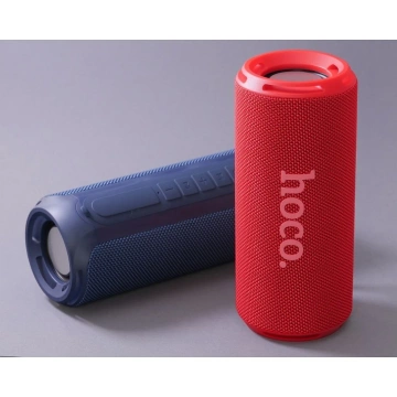Głośnik Bluetooth Hoco HC27 2×8W Czerwony USB TF FM AUX