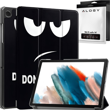 Etui do Samsung Galaxy Tab A11+ (X310/X315/X316) / A9+ 2023 11" (X210/X215/X216) obudowa z klapką na tablet Slim Case Alogy Don't touch me czarne