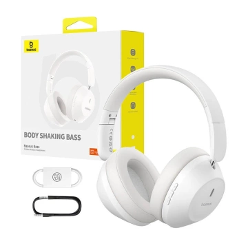 Baseus Bass 30 Max Kabellose Kopfhörer Weiß