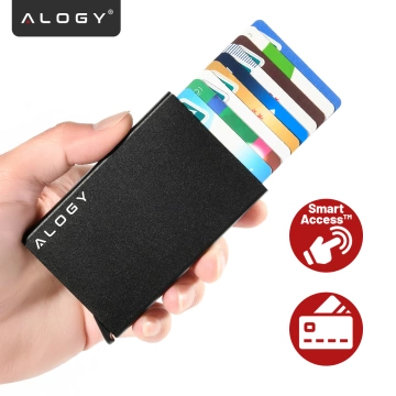 Etui Portfel Antykradzieżowy Na Kartę Zbliżeniową Pokrowiec Karty Kredytowe RFID