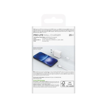 Ładowarka Puro Daily Prolite 25W USB-C PD – biała