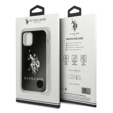 Etui na telefon US Polo Shiny Big Logo iPhone 12 mini 5,4" czarny/black 