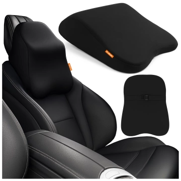 Poduszka do Samochodu pod Głowę Kark Szyję DR.MEDIC ErgoNeck™ Ergonomiczna poduszka na fotel zagłówek dla kierowcy pasażera