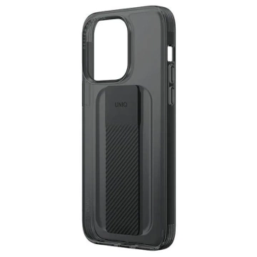 UNIQ Hülle Heldro Mount iPhone 14 Pro Max 6.7" grau/vapour smoke