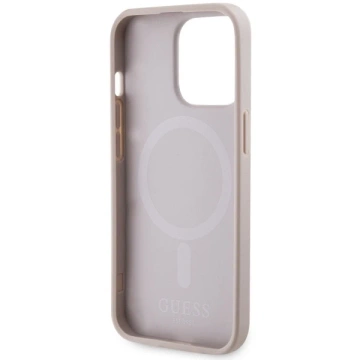 Etui Guess GUHMP13LP4RPSP für iPhone 13 Pro / 13 6,1" Hardcase 4G bedruckte Streifen MagSafe