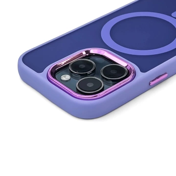 Etui Wozinsky MagSafe do Samsung Galaxy S25 Magnetic Case Fioletowe