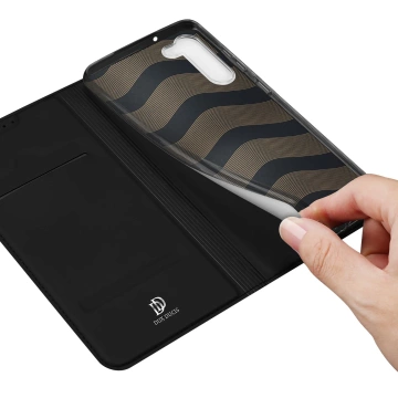 Etui na telefon Dux Ducis Skin Pro do Samsung Galaxy S23 pokrowiec z klapką portfel na kartę podstawka czarne