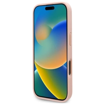 Karl Lagerfeld für iPhone 16 Pro Max 6,9" Magsafe Pink Hardcase Hot Stamp