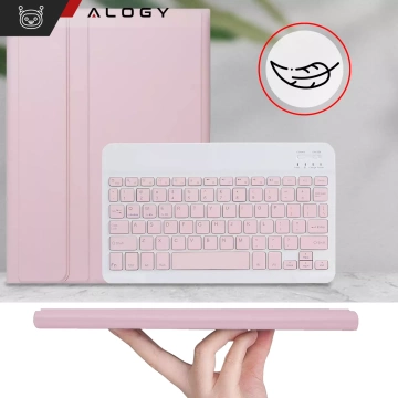 Etui ochronne z klawiaturą Alogy Keyboard case klawiatura bezprzewodowa do Lenovo Tab K11 / K11E 11” M11 10.95" TB330FU / TB330XU / TB331FC różowe