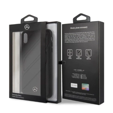 Etui ochronne Mercedes MEHCI65THLBK do Apple iPhone XS Max czarny/black hardcase New Organic I