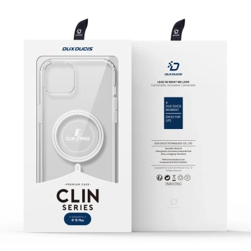 Etui Dux Ducis Clin do Apple iPhone 15 Plus z MagSafe - przezroczyste