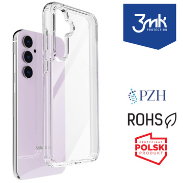 Etui do Samsung Galaxy S24 3mk Armor Case Clear obudowa pancerne plecki przezroczyste + Szkło
