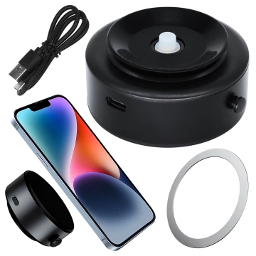 magnetyczny uchwyt samochodowy na telefon do Magsafe z przyssawką próżniową obrotowy o 360° do samochodu na szybę/ekran/wyświetlacz/lusterka/iPhone'a