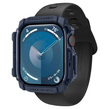 ETUI DO APPLE WATCH 10 (46MM) GRANATOWE NAVY BLUE SPIGEN RUGGED ARMOR 