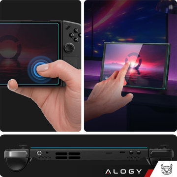 Szkło hartowane 9H do Lenovo Legion Go na ekran konsoli Alogy Screen Protector PRO+