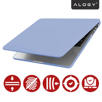 Etui do Apple Macbook Pro 14 2021-2024 (M1/M2/M3/M4) – elastyczna, matowa obudowa ochronna, lekka i odporna – Alogy AirGuard™ Lawendowy