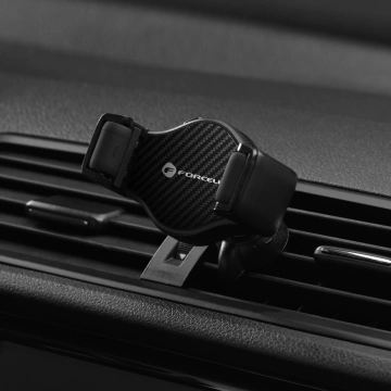 FORCELL F-GRIP Carbon H-CF509 Autohalterung für Kühlergrill, Schwarz