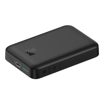 Baseus Magnetic Mini Powerbank 10000mAh 20W (schwarz)