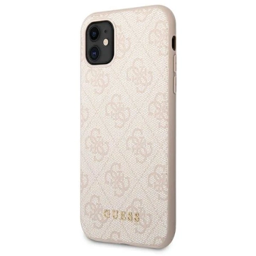 Etui Guess GUHCN61G4GFPI do iPhone 11 6,1" hard case 4G Metal Gold Logo