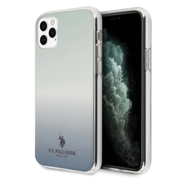 Etui na telefon US Polo Gradient Pattern Collection iPhone 11 Pro niebieski/blue