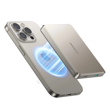 Powerbank Joyroom JR-PBM08 Pro 10000mAh 15W MagSafe PD20W Tytanowy