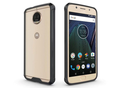 Alogy Crystal Armor Motorola Moto G5S Plus Hülle Schwarz