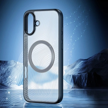 iPhone 16 Dux Ducis Aimo Mag Case mit MagSafe - Schwarz